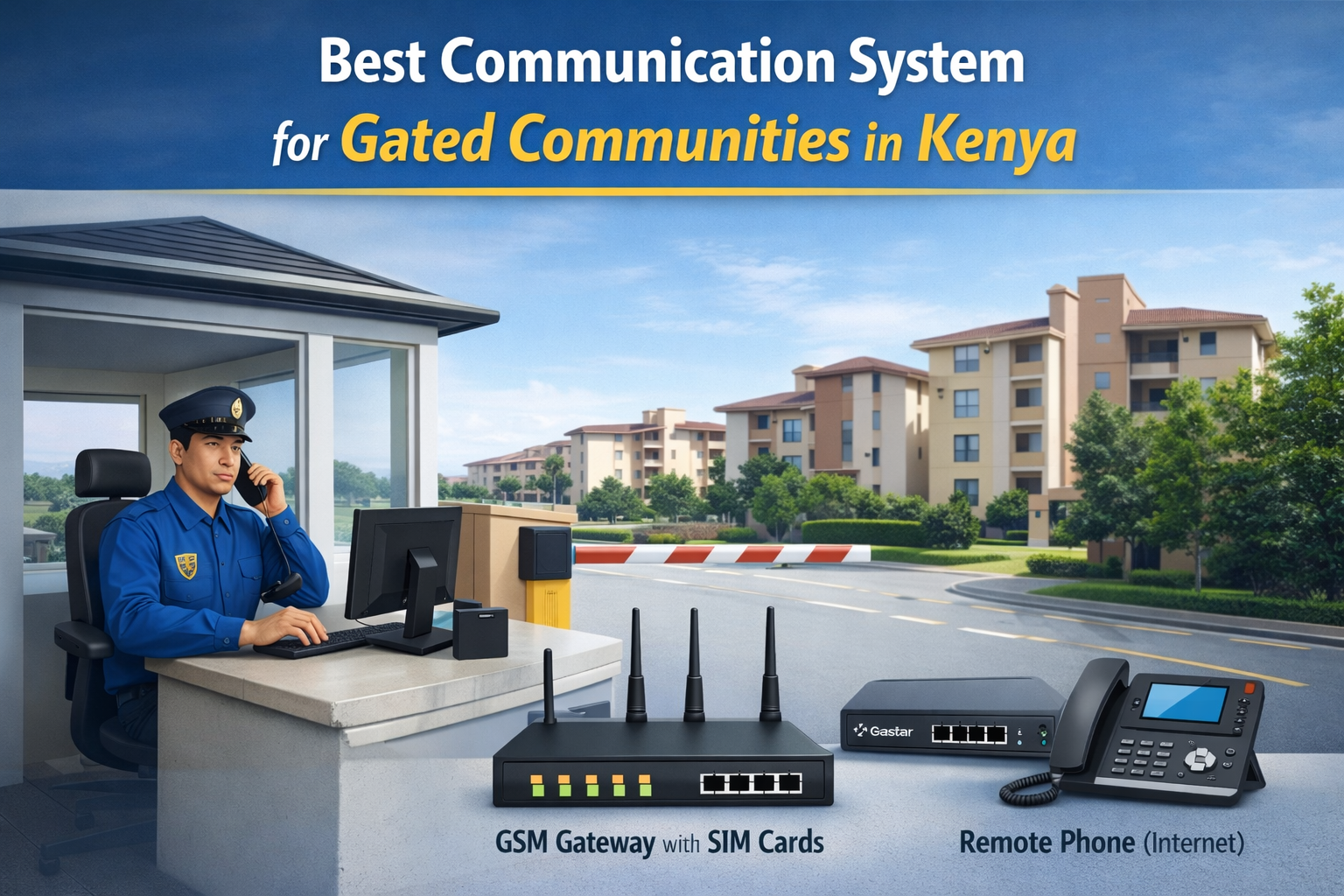 gated community communication system kenya | Technology Studio Kenya gated community communication system kenya